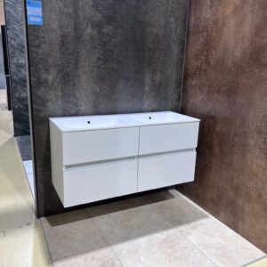 Meubel 120 cm breed, inclusief 4 lades en wasbak